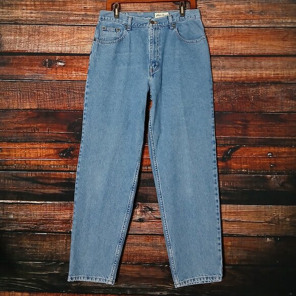 Eddie Bauer Vintage 90s Jeans 14P High Rise Mom Style 100% Cotton - Picture 2 of 8
